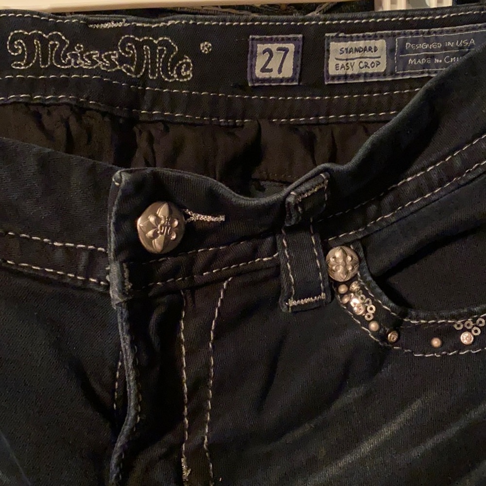 Miss me cropped jeans